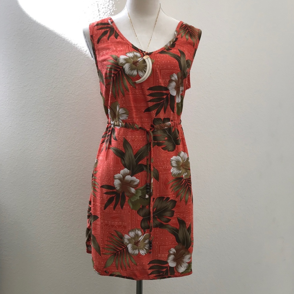Palmwave sleeveless dress
